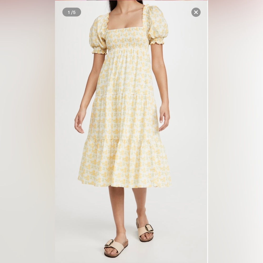 Faithfull the Brand LUISA dress, new with tags, size US 2/XS.